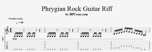 More information about "Phrygian Rock Guitar Riff - Tabs & Backing Track"