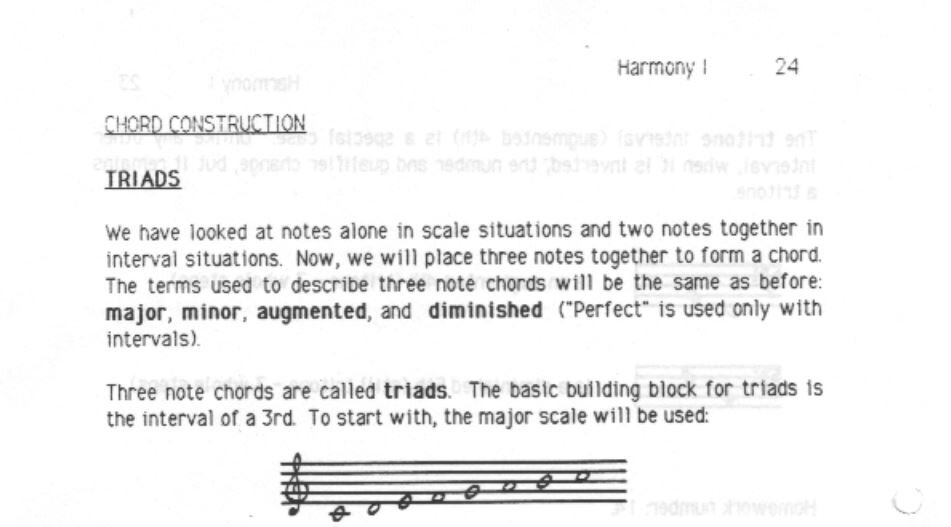 Theory about Chords ( Triads & 7th Chords )